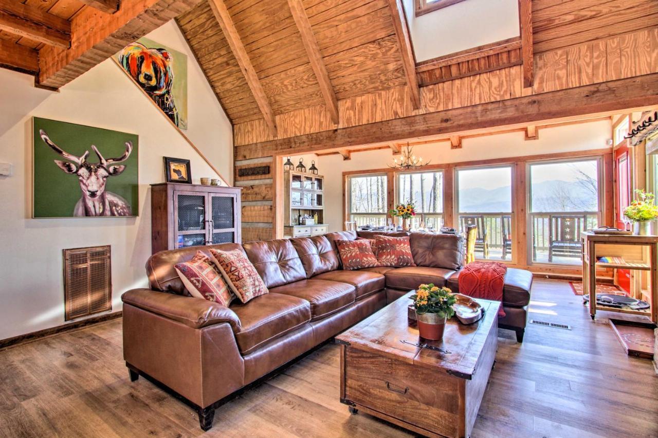 Panoramic-View Gatlinburg Cabin With Private Hot Tub Exterior foto