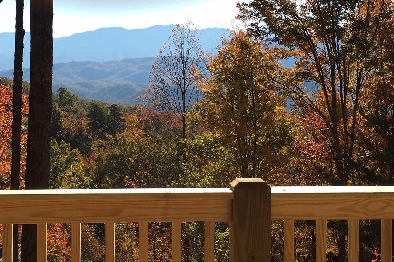Panoramic-View Gatlinburg Cabin With Private Hot Tub Exterior foto